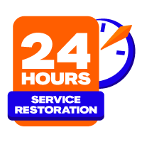 Icon of 24 hours service restoration
