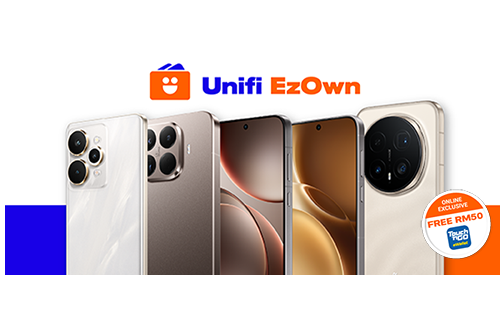5G smartphone devices offered by UNIFI
