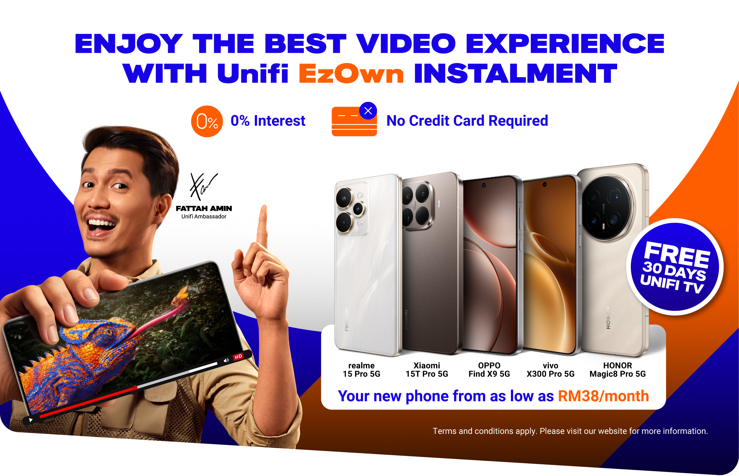 FREE Home Internet For 3 Months from only RM99 RM89/month, level up your home connection with Unifi Home’s value plans!