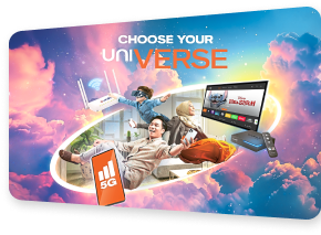 Choose your Universe: Unifi app, broadband, TV and 5G in one place