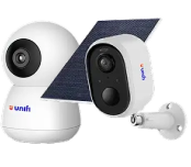 AI Indoor Camera and Solar Outdoor Camera