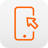 A mobile phone icon