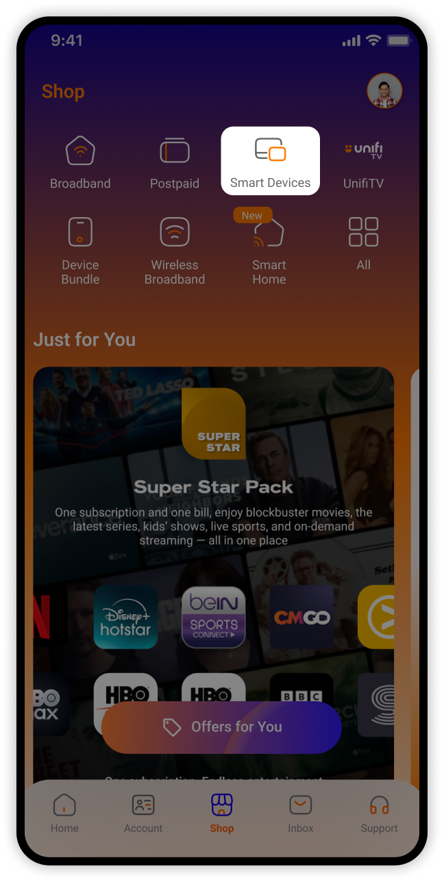 Step 2 to get add-ons on MyUnifi