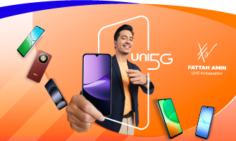 Pair it with Unlimited Data, starting from RM49/month.