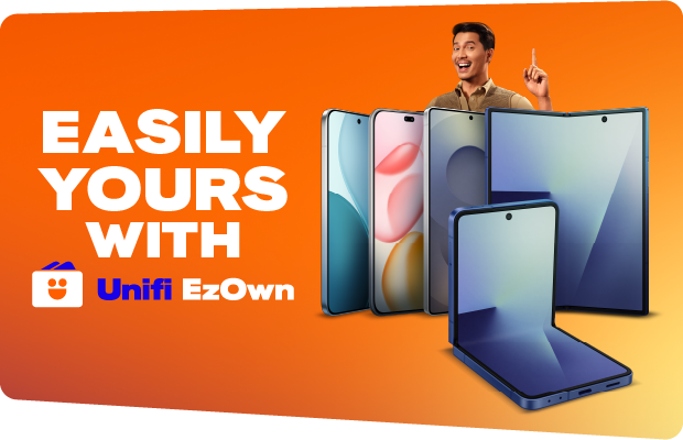 Selected phones that comes with UNI5G Postpaid from RM59/month and RM60 Voucher