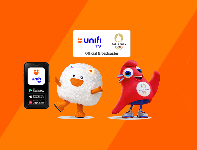 Watch Olympic Games Paris 2024 with Unifi TV app!