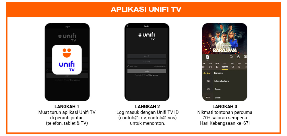 Unifi TV app