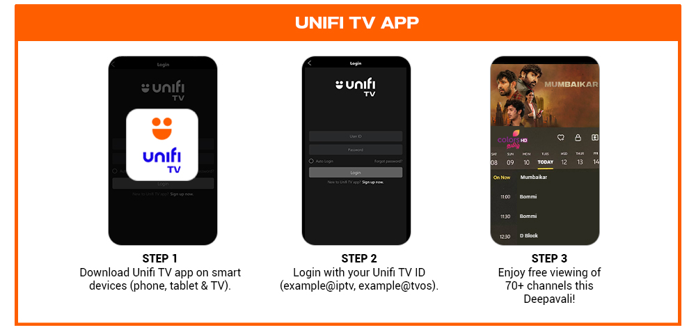 Unifi TV app