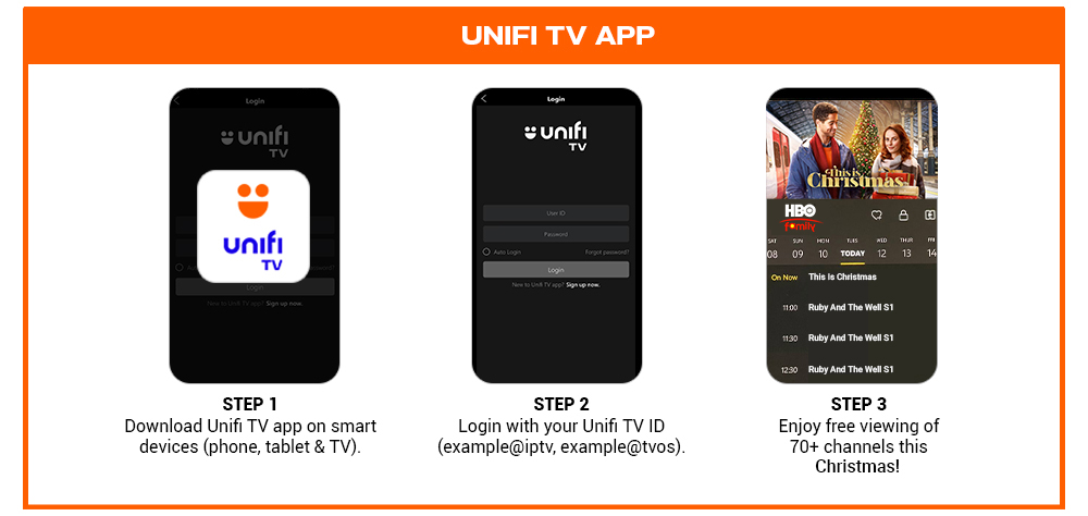 Unifi TV app