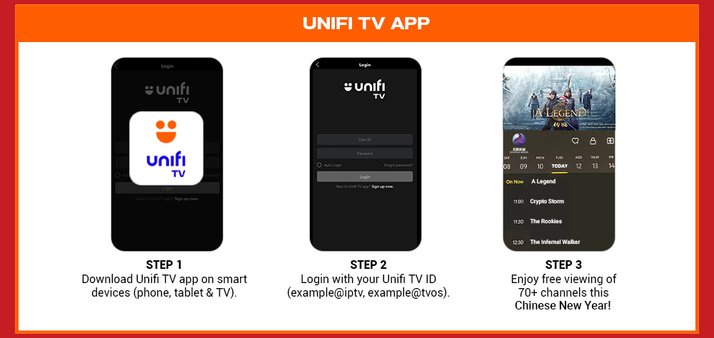 Unifi TV app