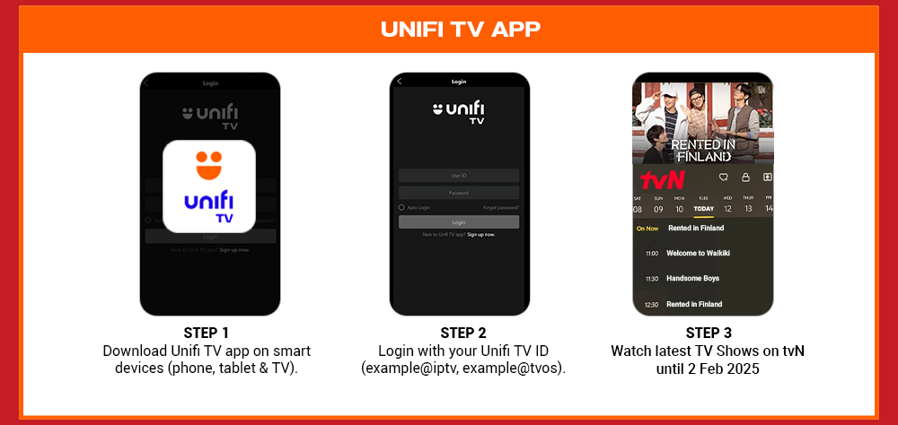 Unifi TV app