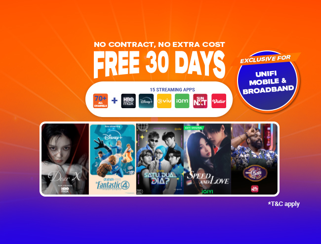 Unifi TV 2.0 Launch Campaign