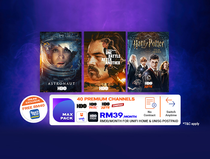 The home of HBO channels is now Unifi TV