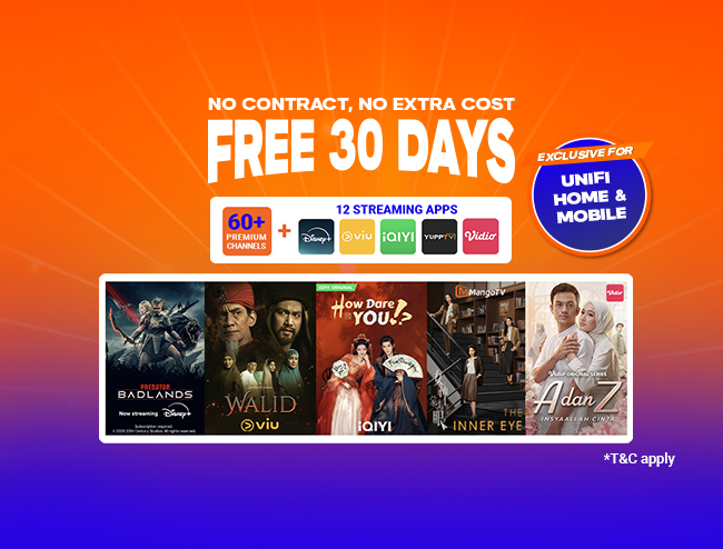 Unifi TV 30 Days Free Trial